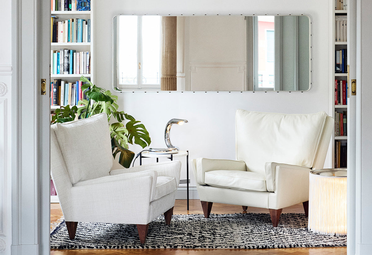 Adnet Rectangulaire Mirror, Jacques adnet, Gubi