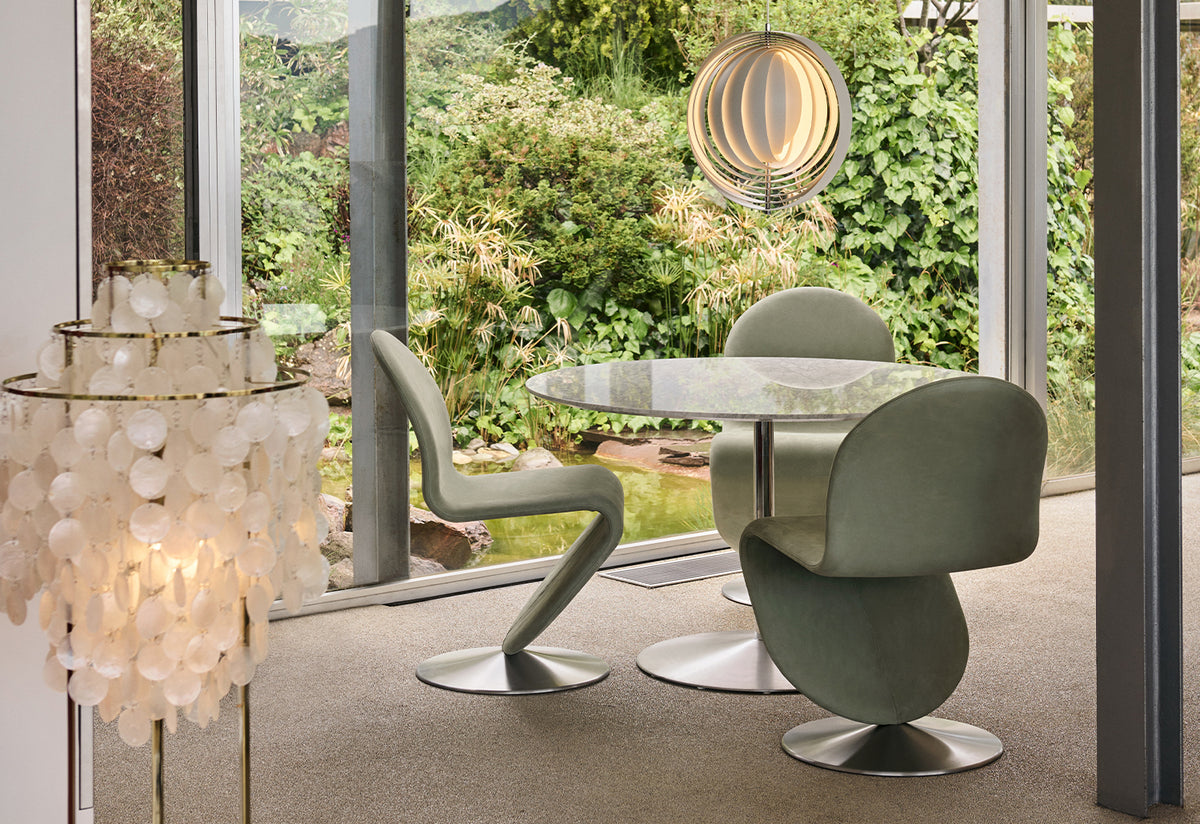 System 1-2-3 Dining Chair, Verner panton, Verpan
