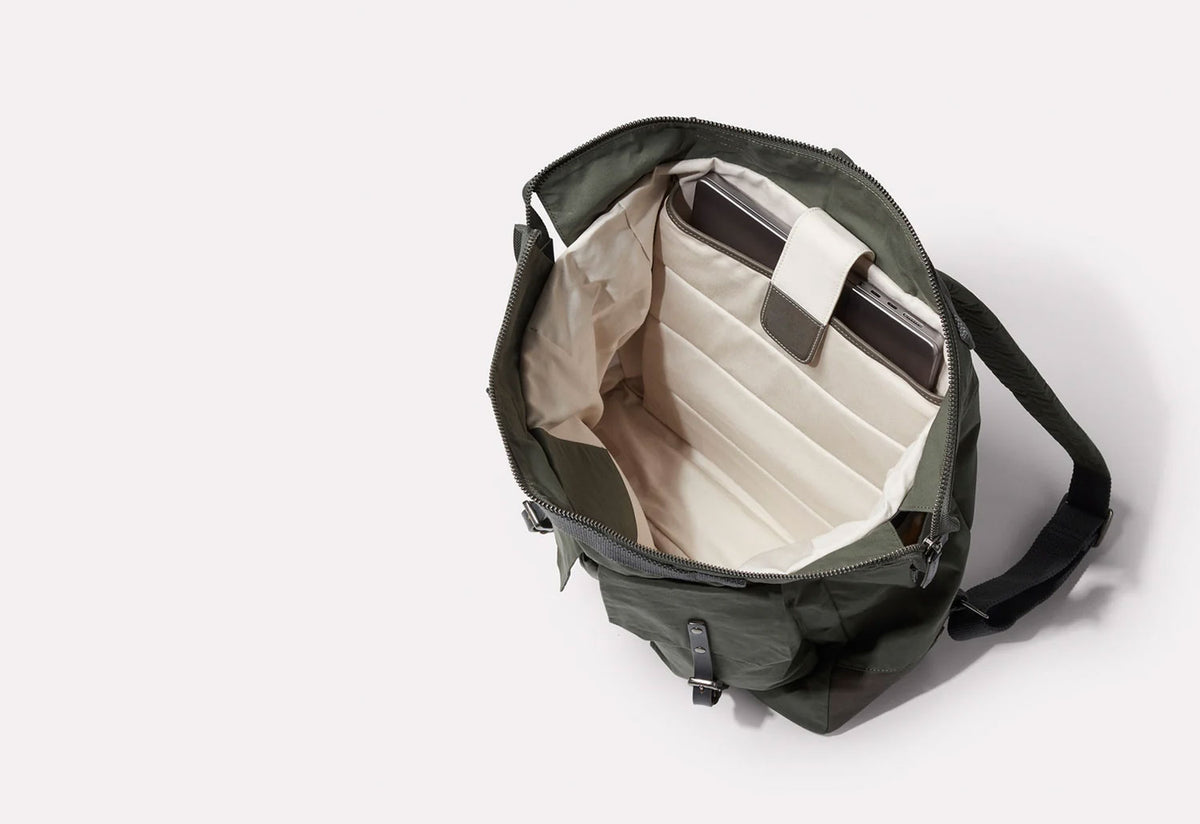 Frank Waxed Cotton Backpack, Ally capellino