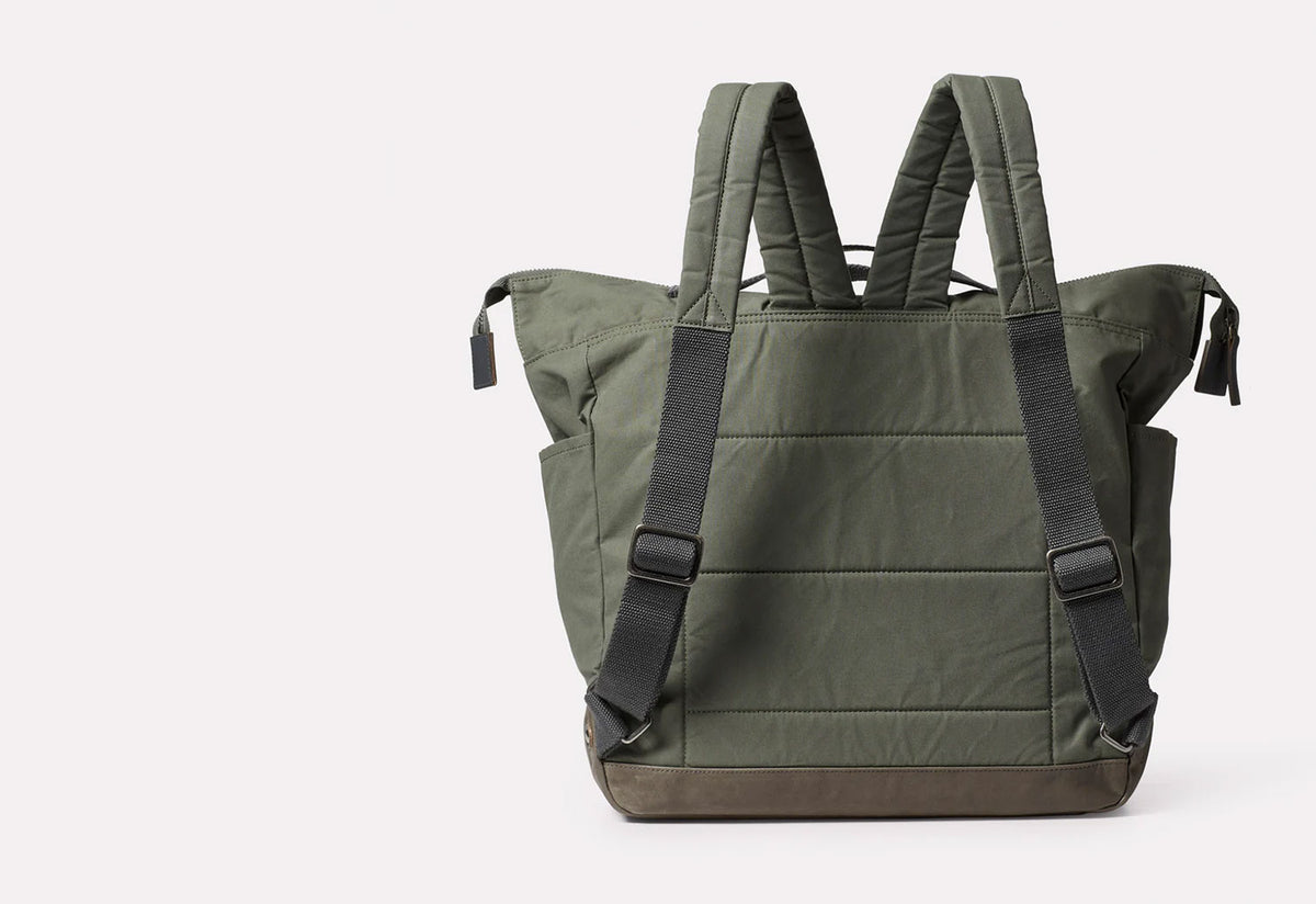Frank Waxed Cotton Backpack, Ally capellino