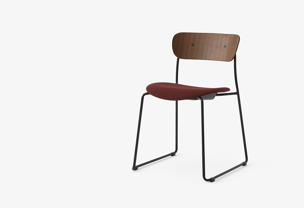 Pavilion Chair | Sled Base | Upholstered Seat, Anderssen and voll, Andtradition