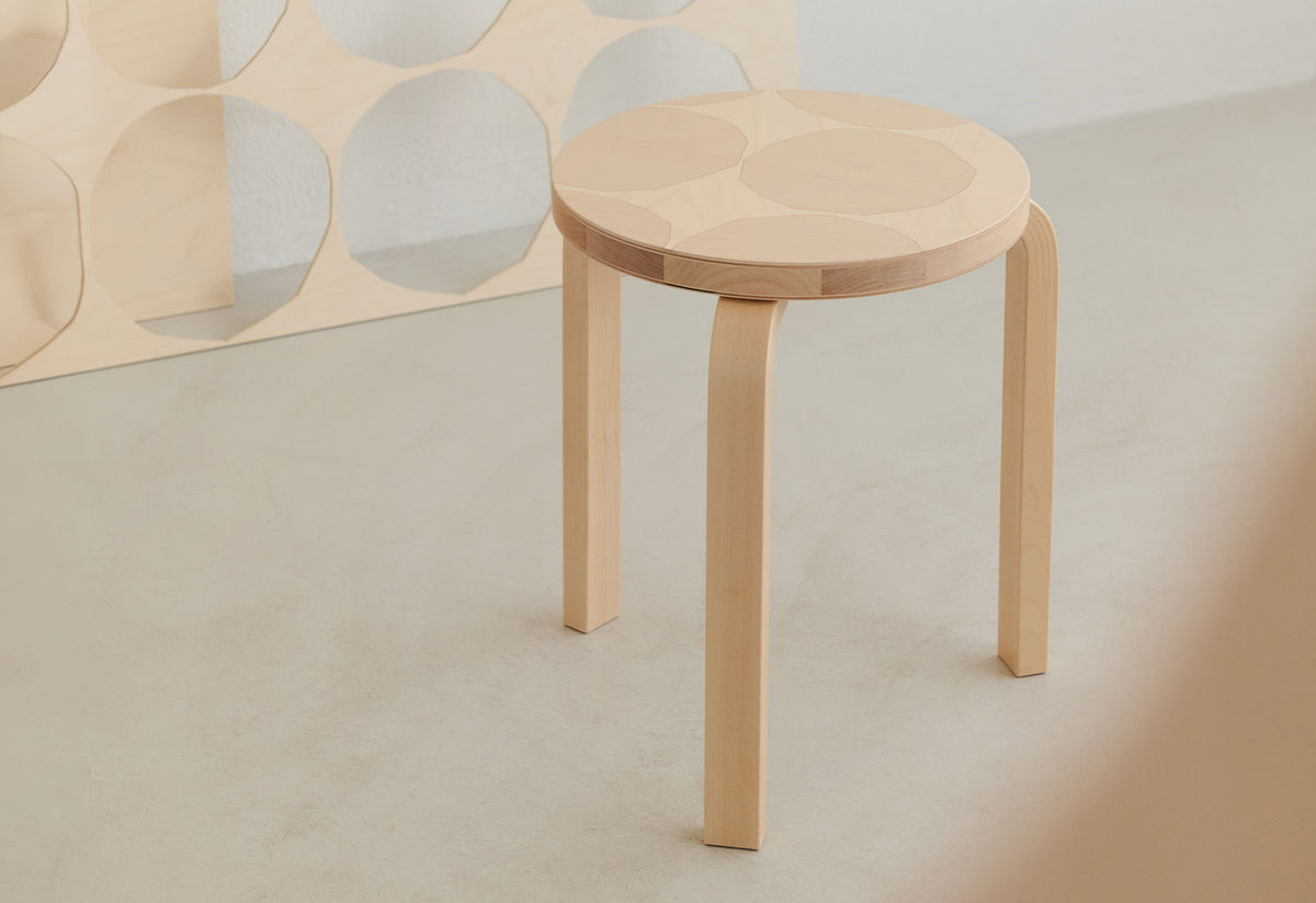 Stool 60 Kivet | Limited Edition | Quickship, Alvar aalto, Artek