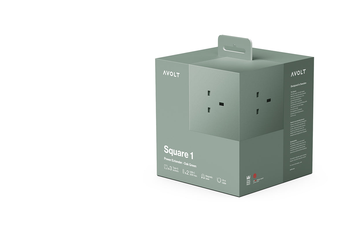 Square 1 Extension Lead, Avolt