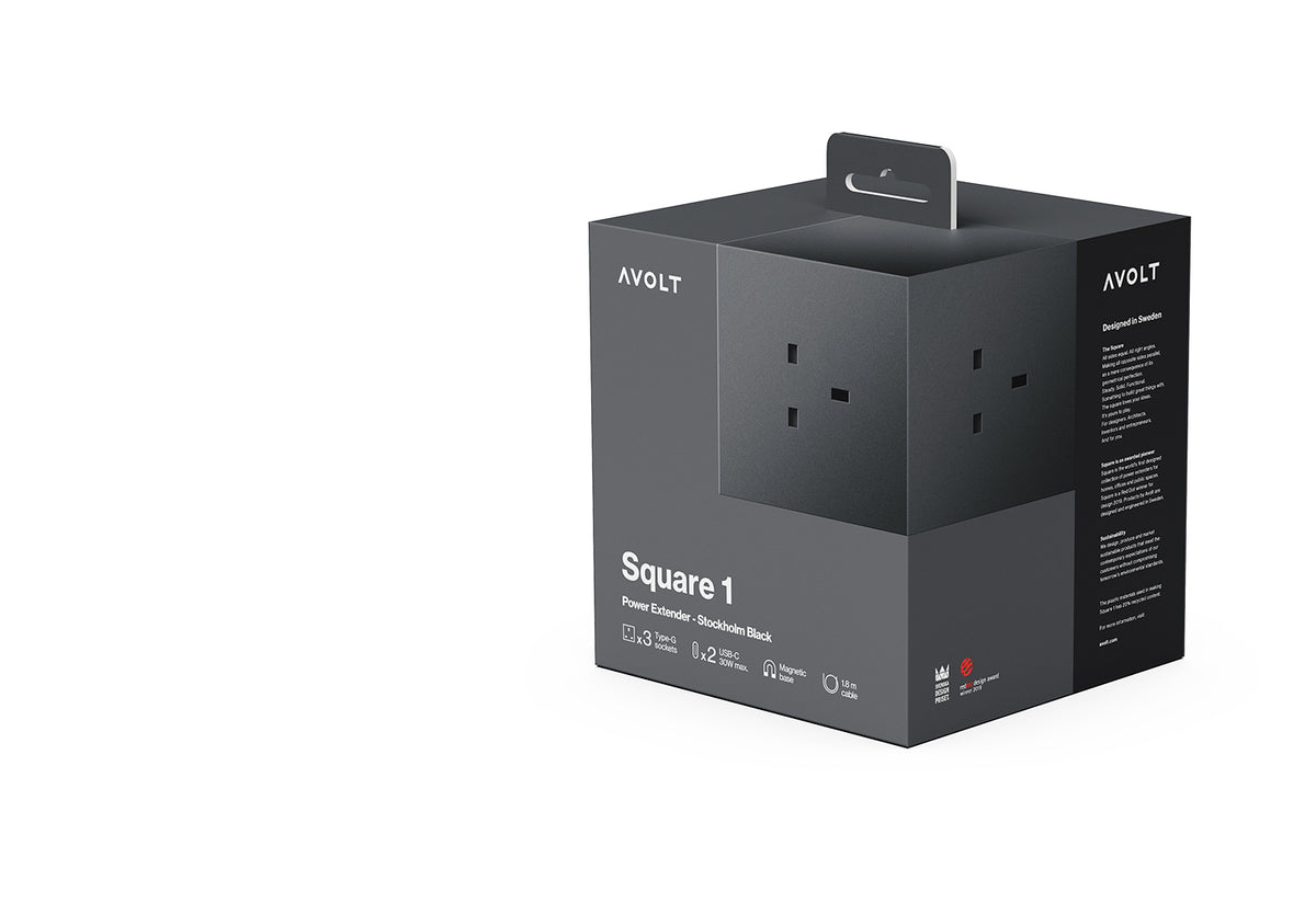 Square 1 Extension Lead, Avolt