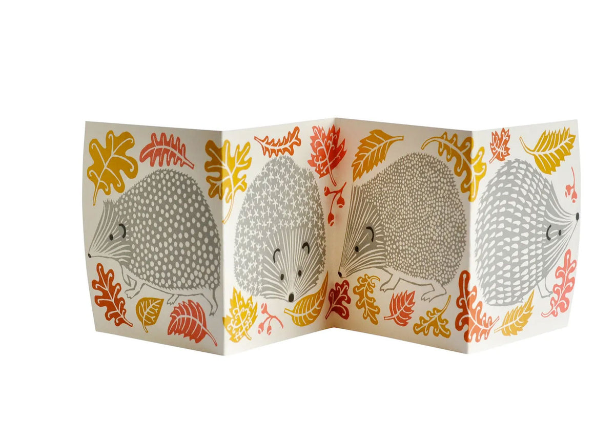 Hedgehog Folding Card, Cambridge imprint