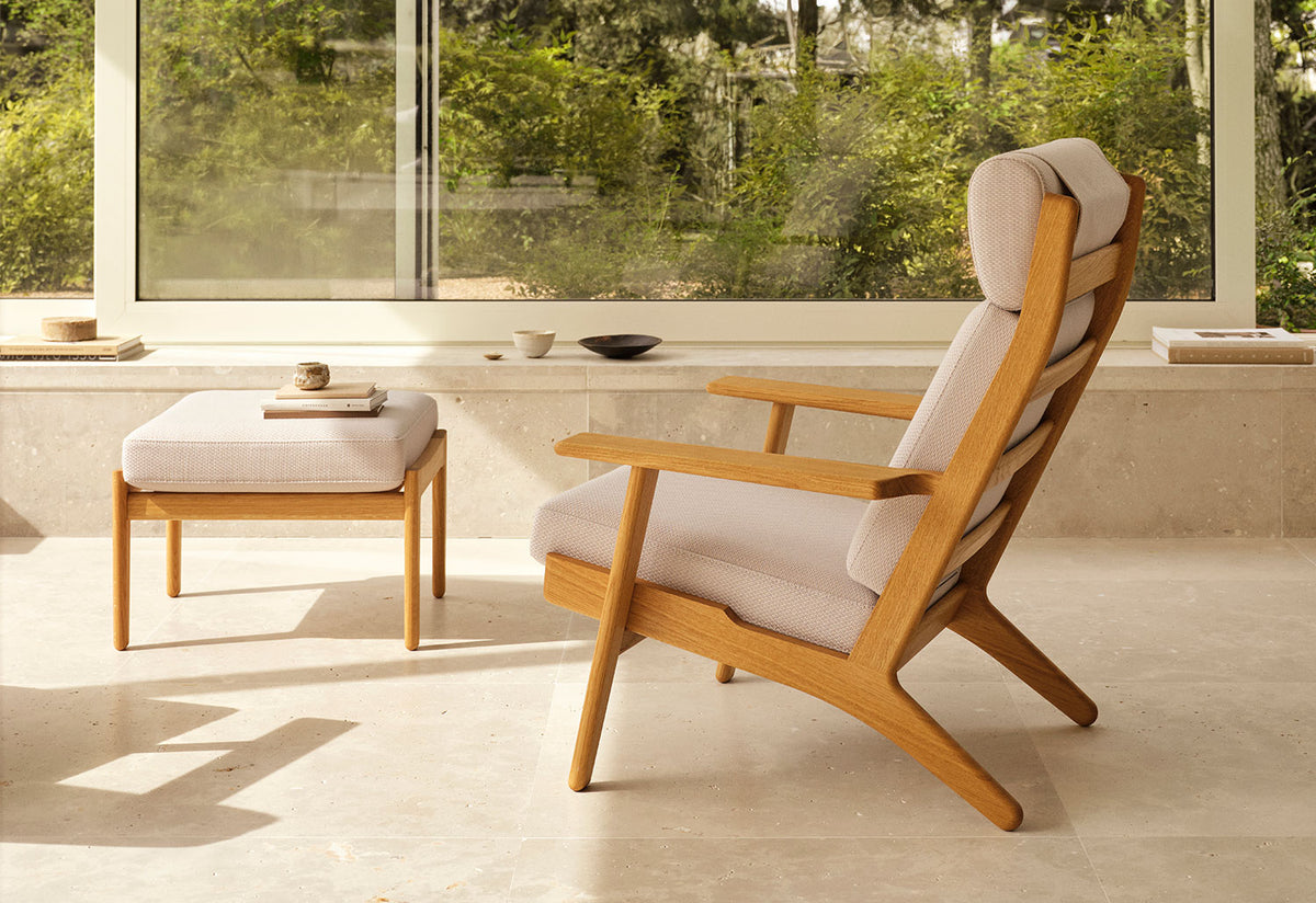 CH290 Footstool, Hans wegner, Carl hansen and son