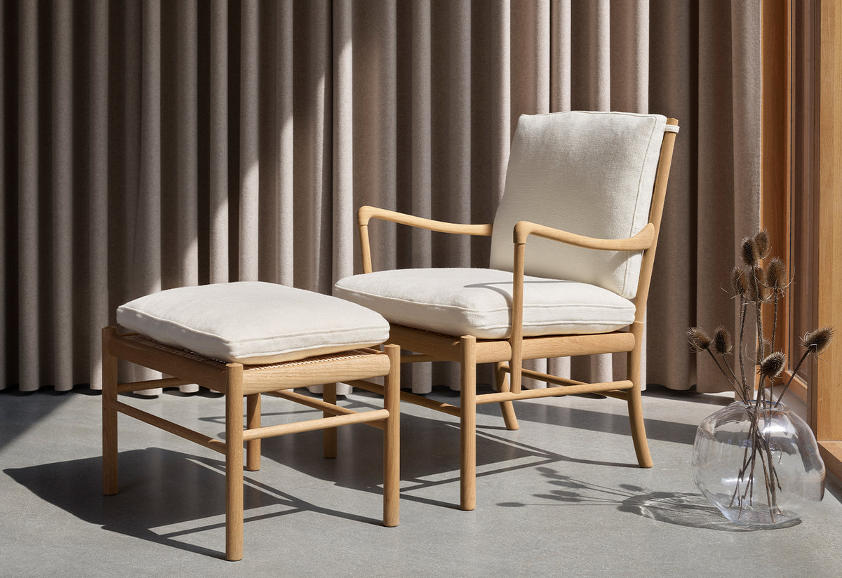 OW149 Colonial Footstool, Ole wanscher, Carl hansen and son