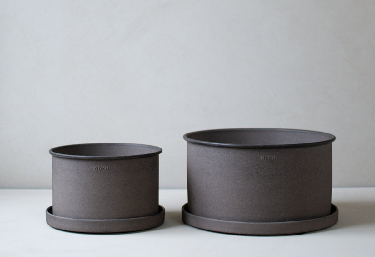 Plant Pot Low with Tray, Dbkd