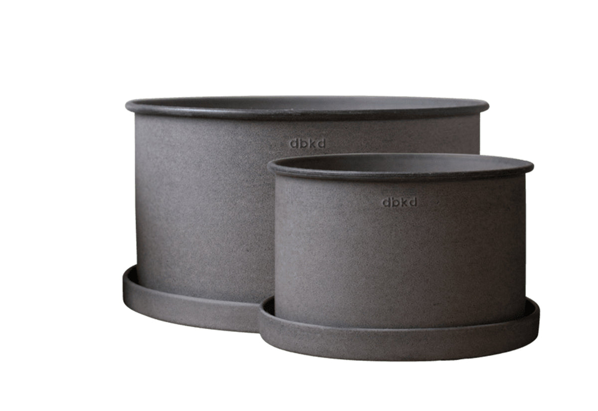 Plant Pot Low with Tray, Dbkd