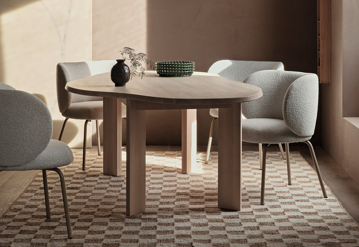 Check Wool Jute Rug, Ferm living