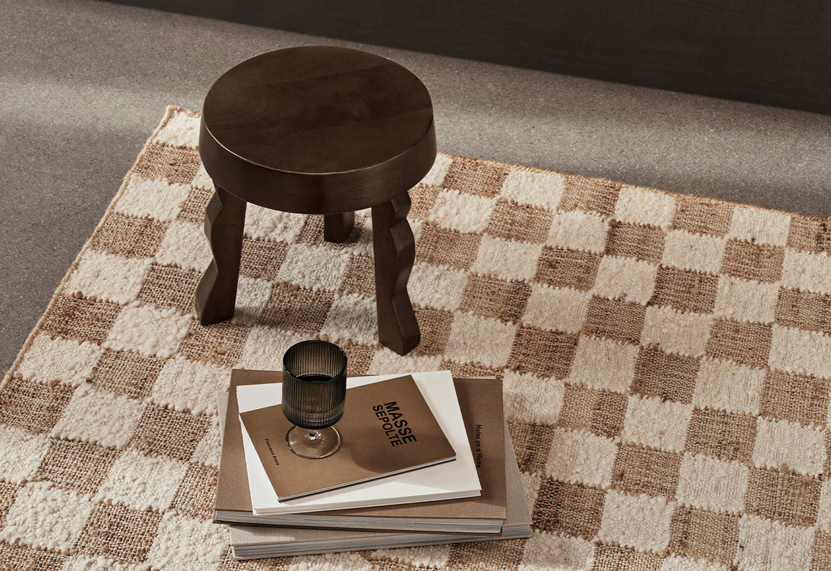 Check Wool Jute Rug, Ferm living