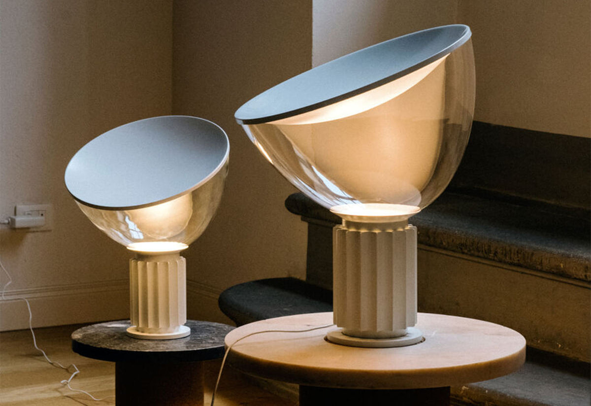 Taccia Table Lamp, A castiglioni and p g castiglioni, Achille castiglioni, Flos