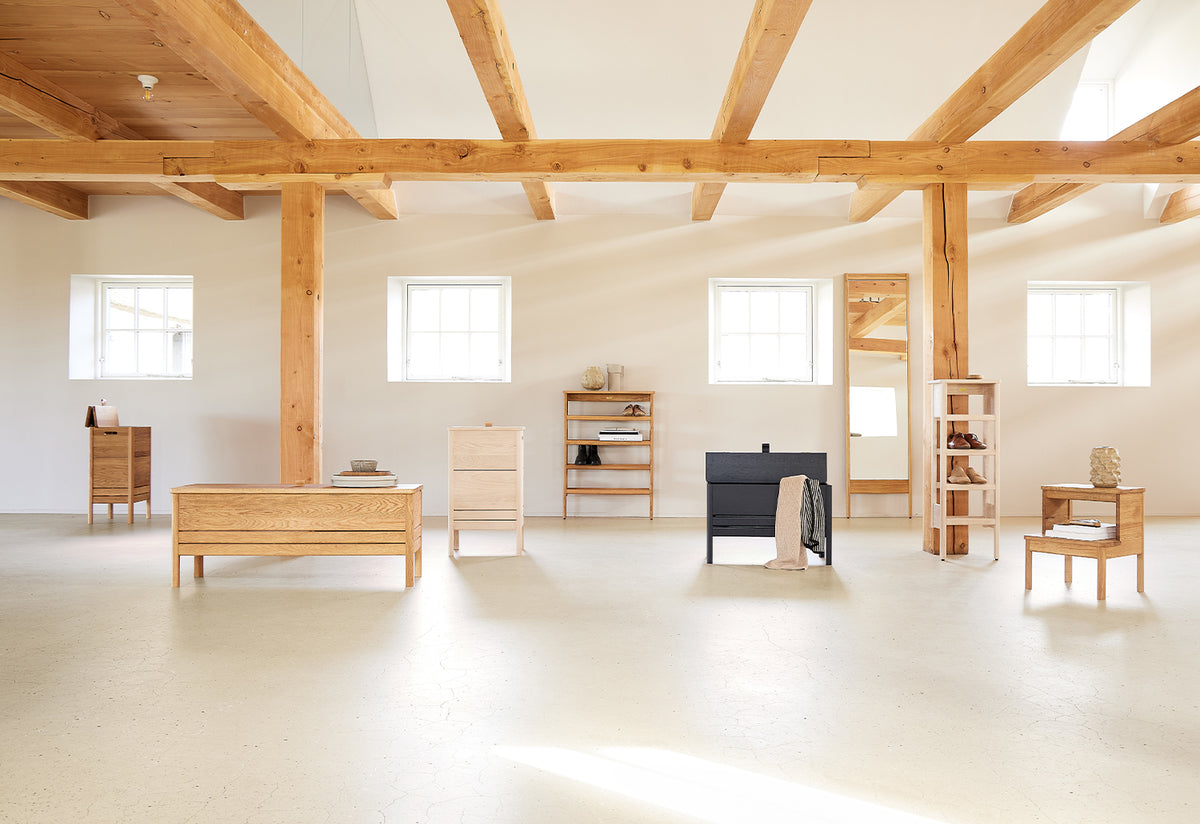 A Line Shoe Rack 72, Herman studio, Form and refine