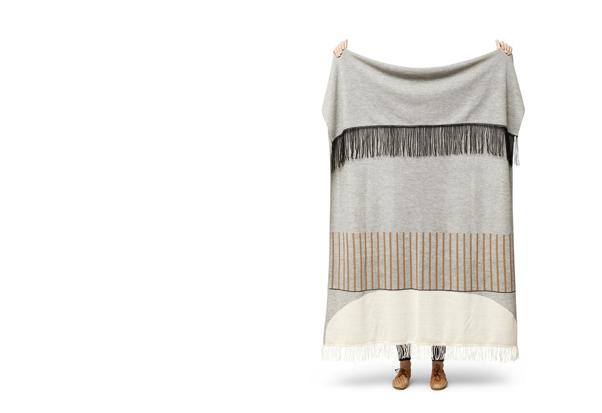 Aymara Blanket | Grey, Herman studio, Form and refine