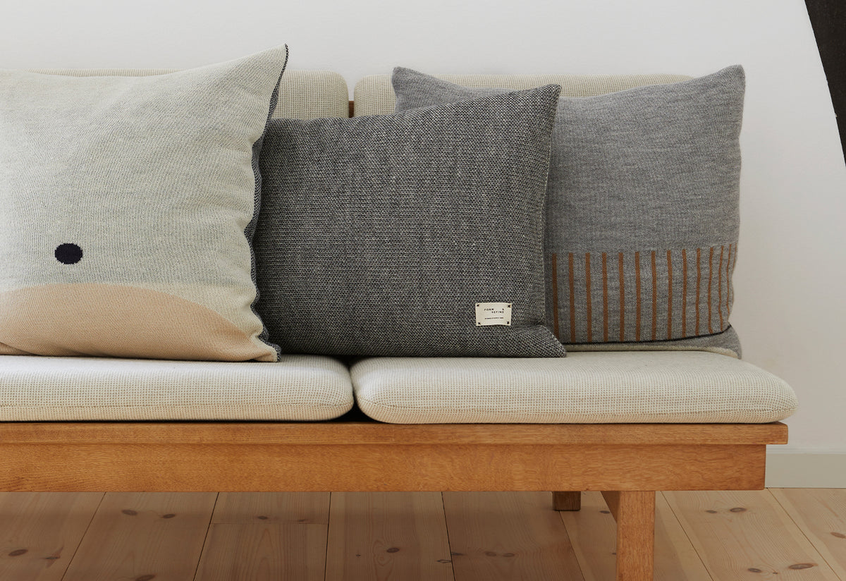 Aymara Cushion | Grey, Herman studio, Form and refine