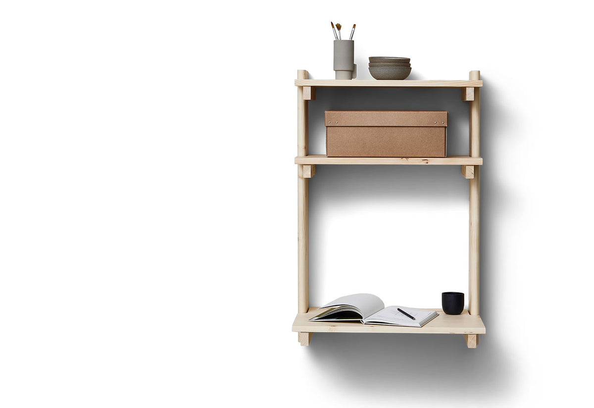 Beam Wall Office Shelf, Herman studio, Form and refine