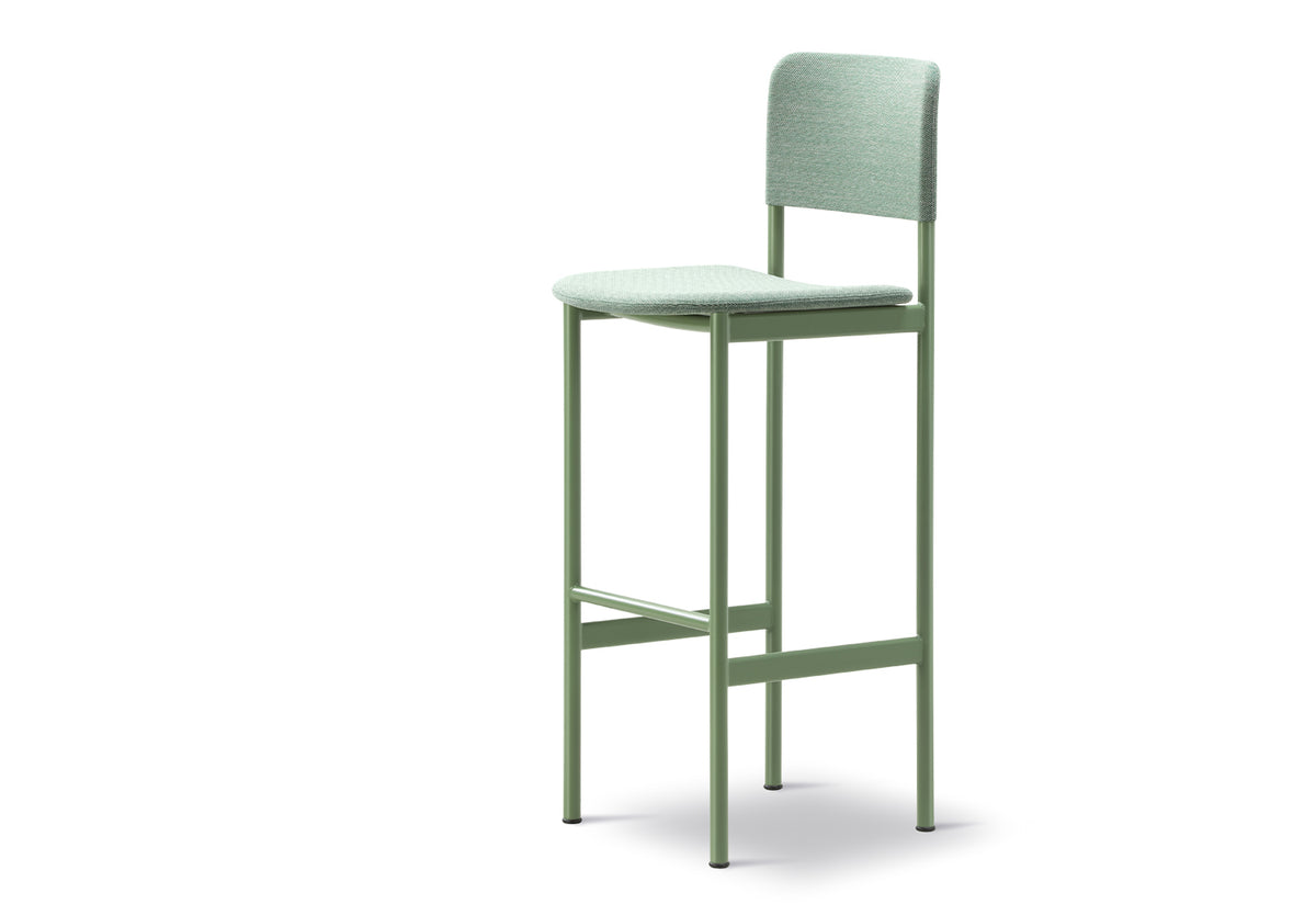 Plan Barstool | Fully Upholstered, Barber osgerby, Fredericia