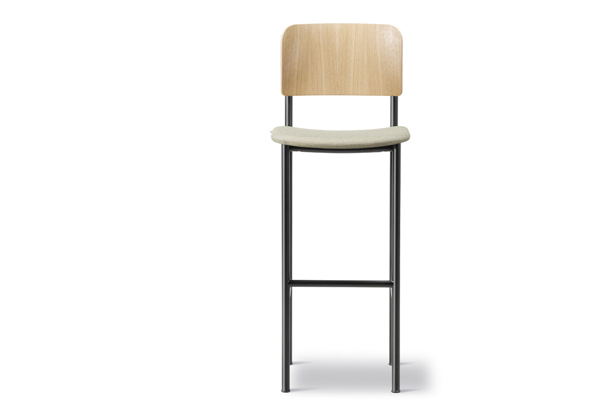 Plan Barstool | Seat Upholstered, Barber osgerby, Fredericia