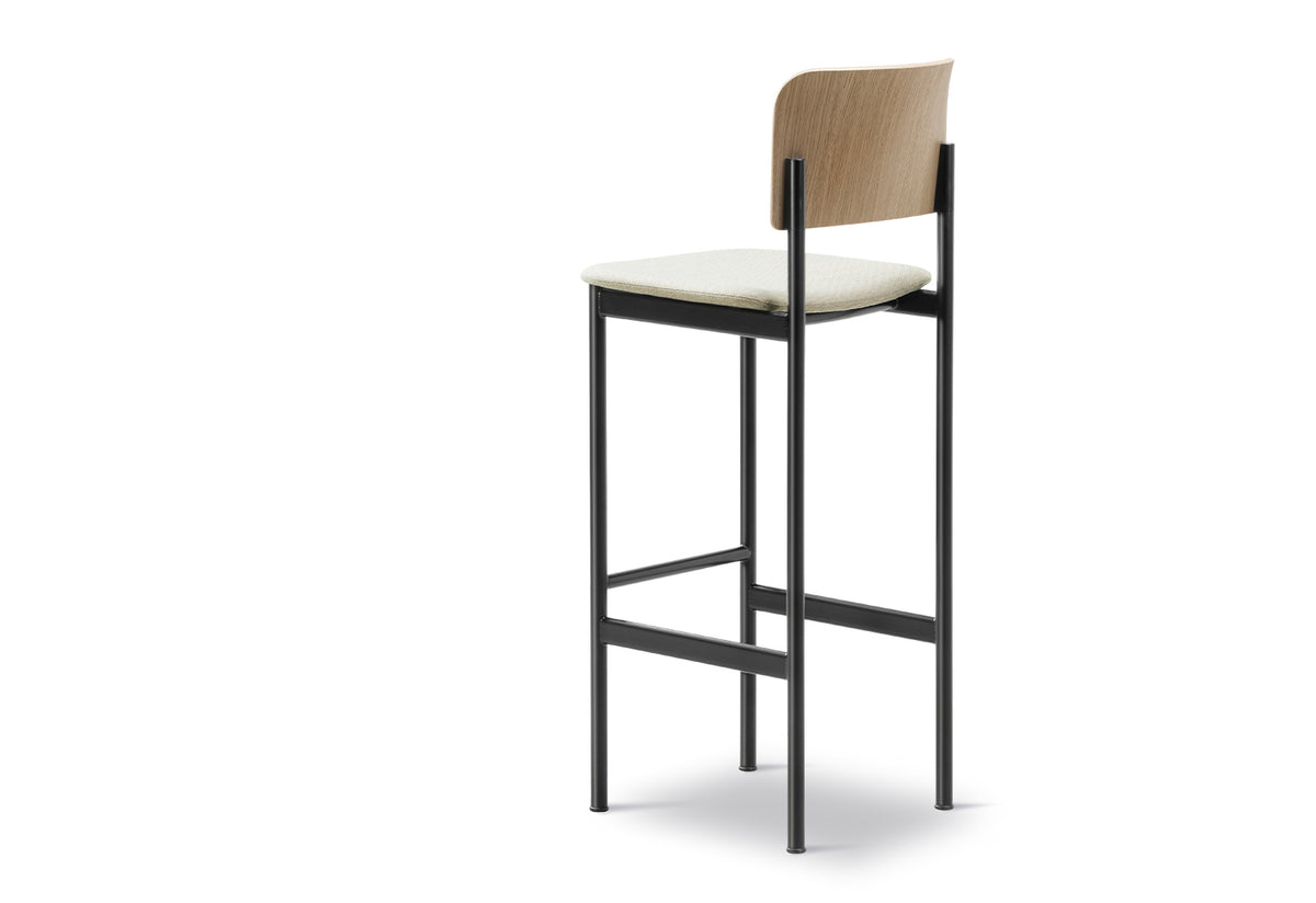 Plan Barstool | Seat Upholstered, Barber osgerby, Fredericia