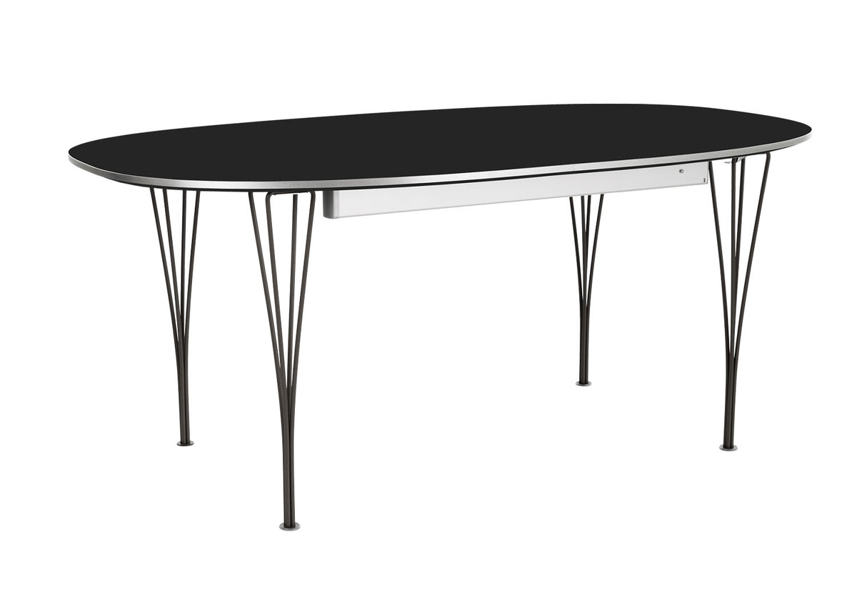 Superellipse Table | Extendable, Arne jacobsen, Bruno mathsson, Piet hein, Fritz hansen
