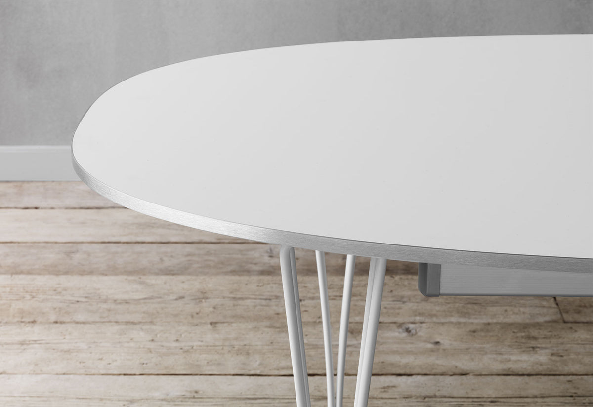 Superellipse Table | Extendable, Arne jacobsen, Bruno mathsson, Piet hein, Fritz hansen