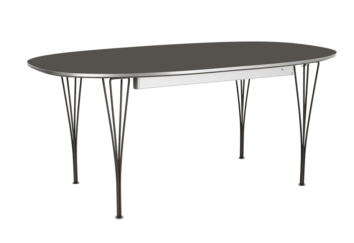 Superellipse Table | Extendable, Arne jacobsen, Bruno mathsson, Piet hein, Fritz hansen