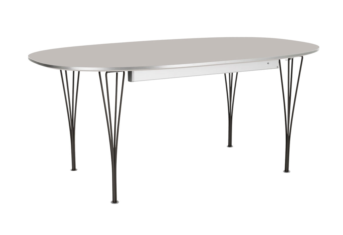Superellipse Table | Extendable, Arne jacobsen, Bruno mathsson, Piet hein, Fritz hansen