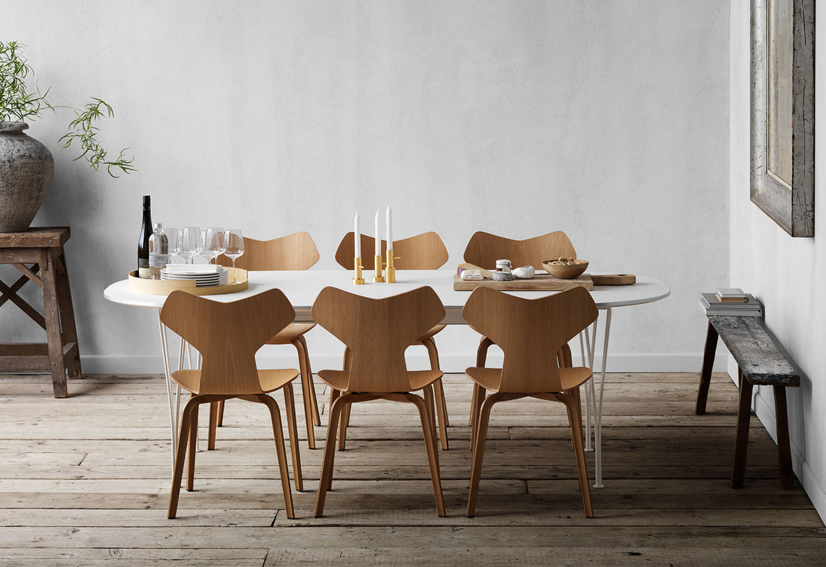 Superellipse Table | Extendable, Arne jacobsen, Bruno mathsson, Piet hein, Fritz hansen