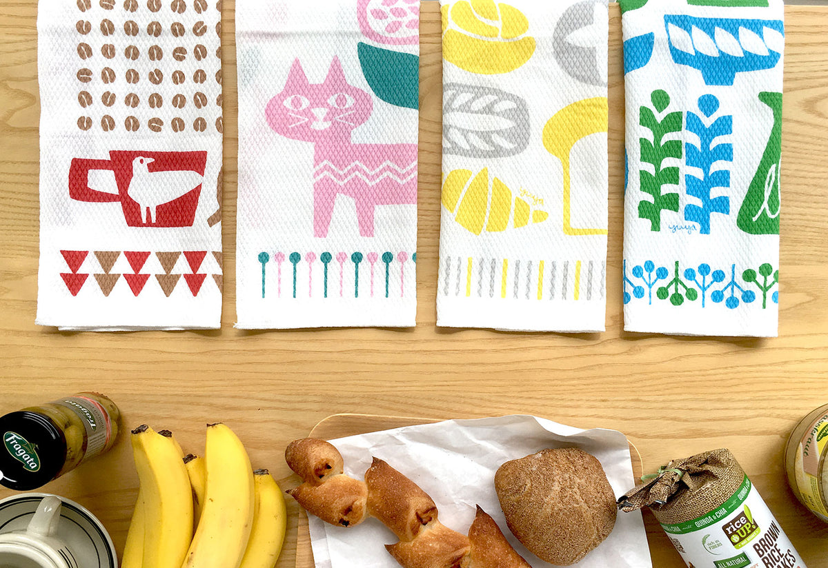 Utsuwa Vessel Kitchen Cloth, Harada orimono