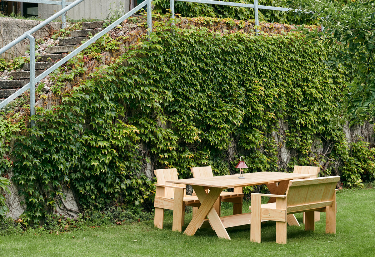 Crate Dining Table, Gerrit t rietveld, Hay