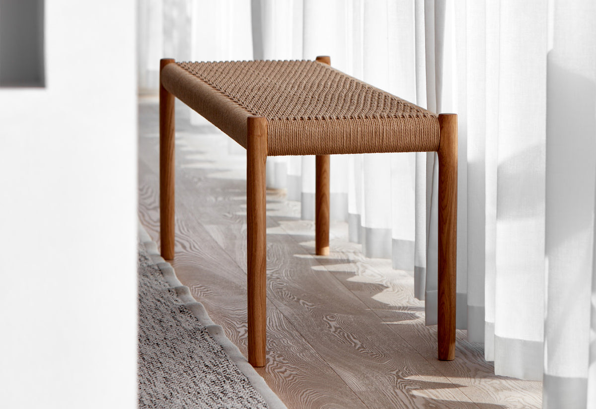 Model 63A Bench, Niels otto møller, J l møllers møbelfabrik