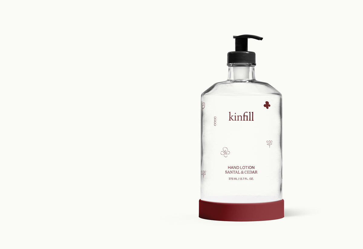 Hand Lotion Santal + Cedar, Kinfill