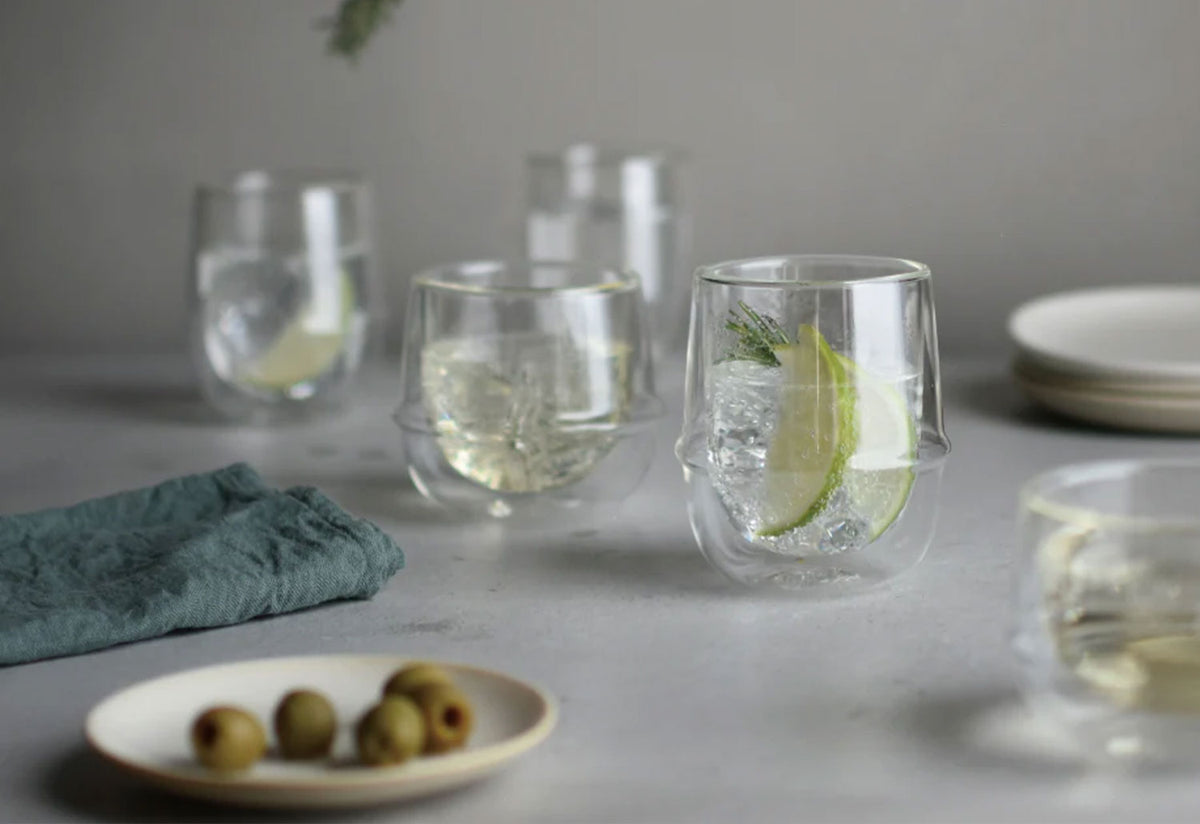 Kronos Double Wall Coffee Glass, Kinto