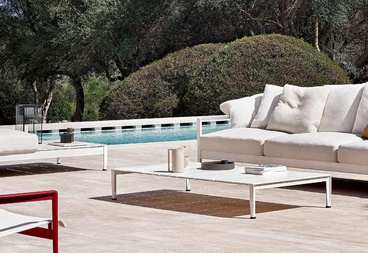 Lissoni Outdoor Rectangular Low Table, Piero lissoni, Knoll