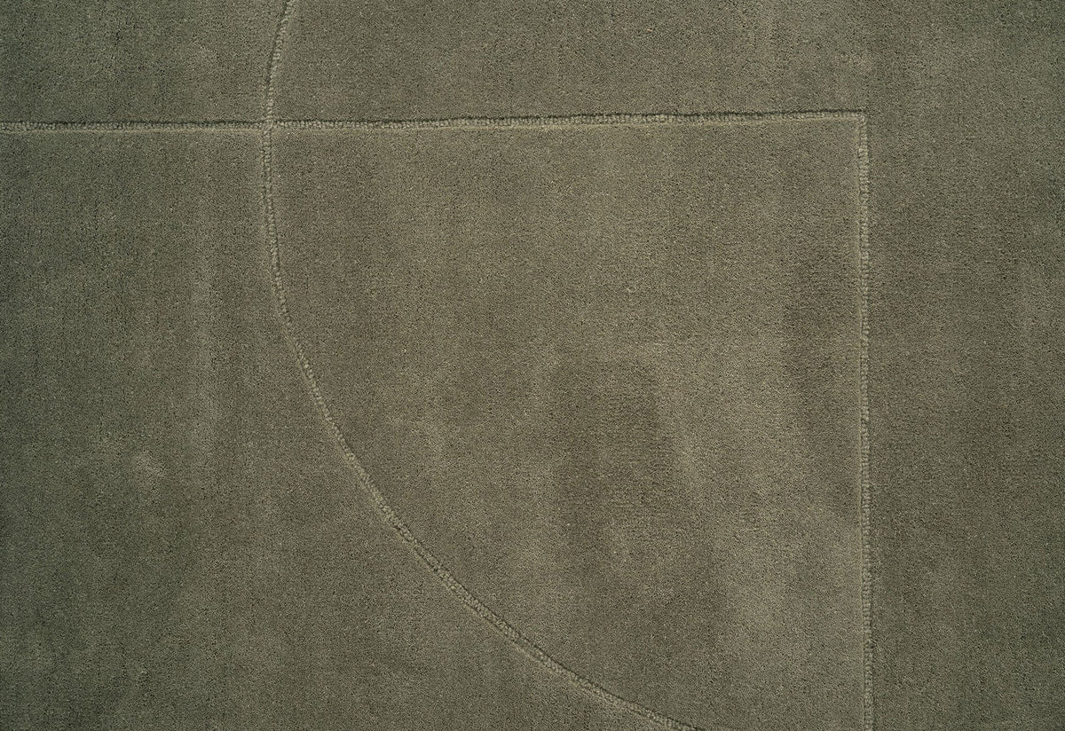 Lineal Poem Rug, Urd moll gundermann, Linie design