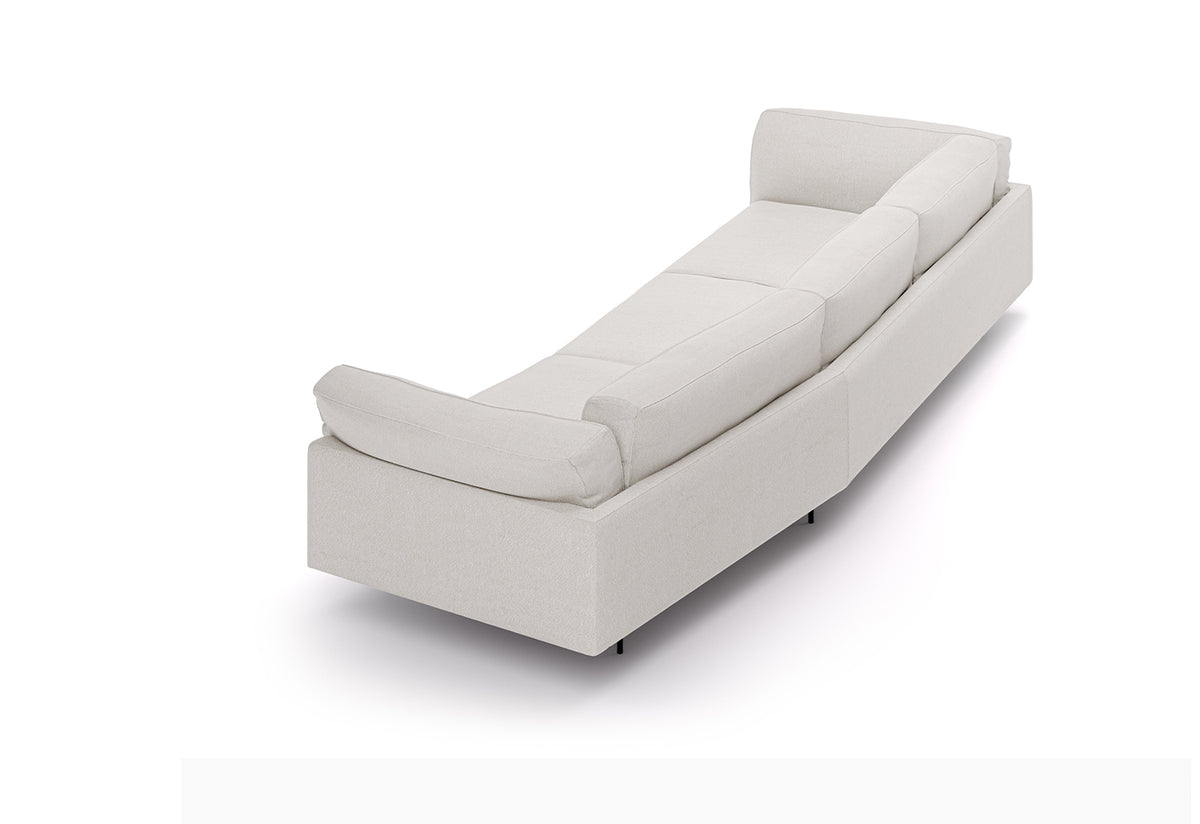 Echoo Three-Seat Sofa, Piero lissoni, Living divani
