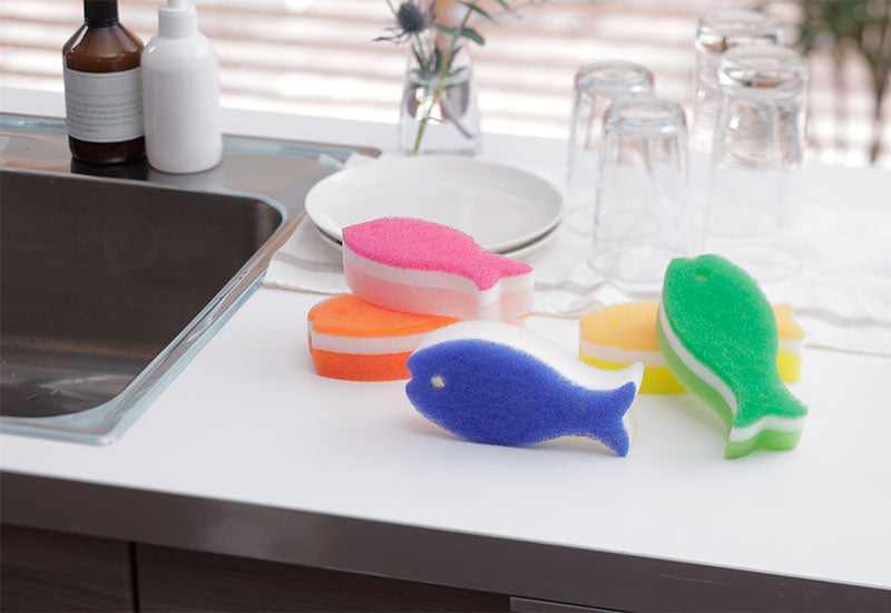 Fish Kitchen Sponge
