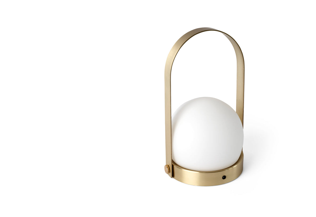 Carrie Portable Lamp | Brushed Brass, Norm.architects, Audo copenhagen