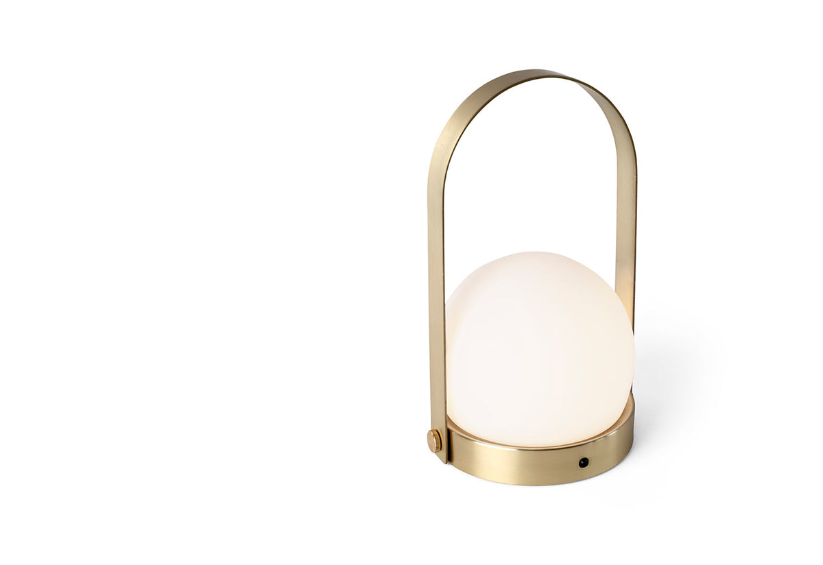 Carrie Portable Lamp | Brushed Brass, Norm.architects, Audo copenhagen