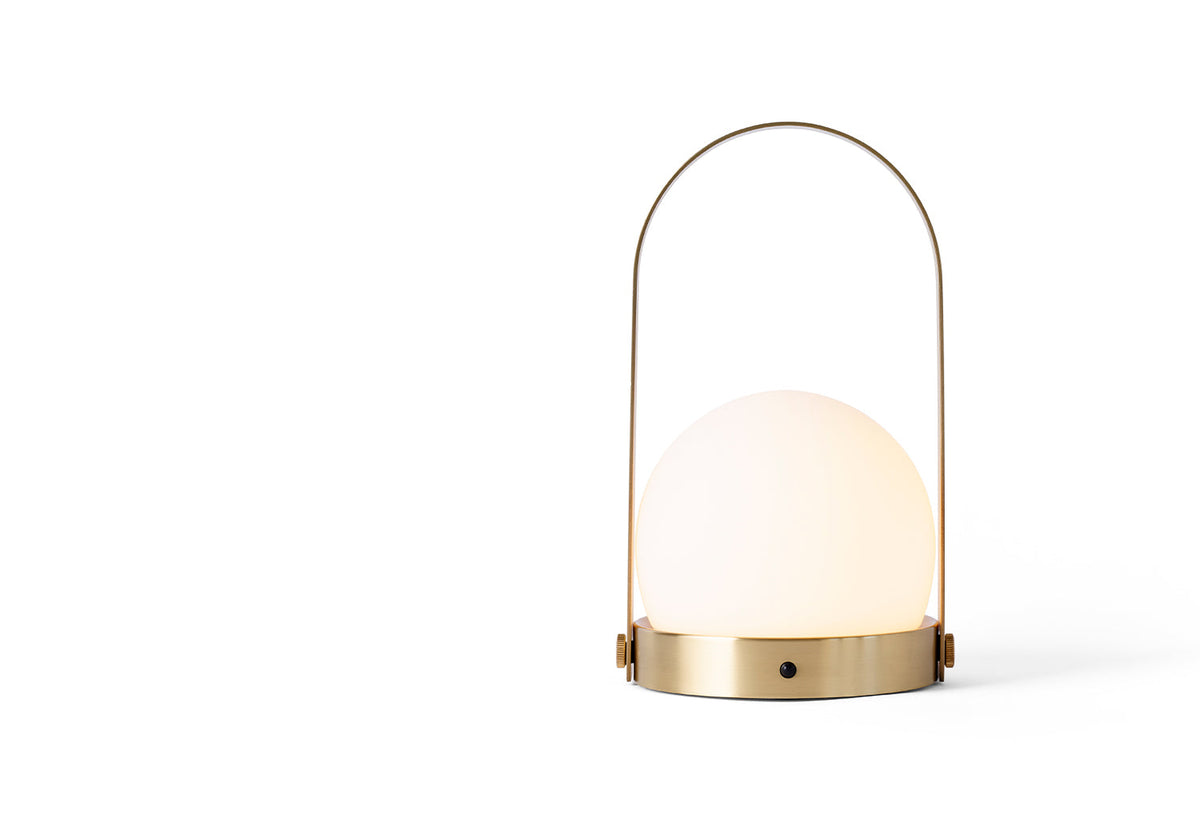 Carrie Portable Lamp | Brushed Brass, Norm.architects, Audo copenhagen