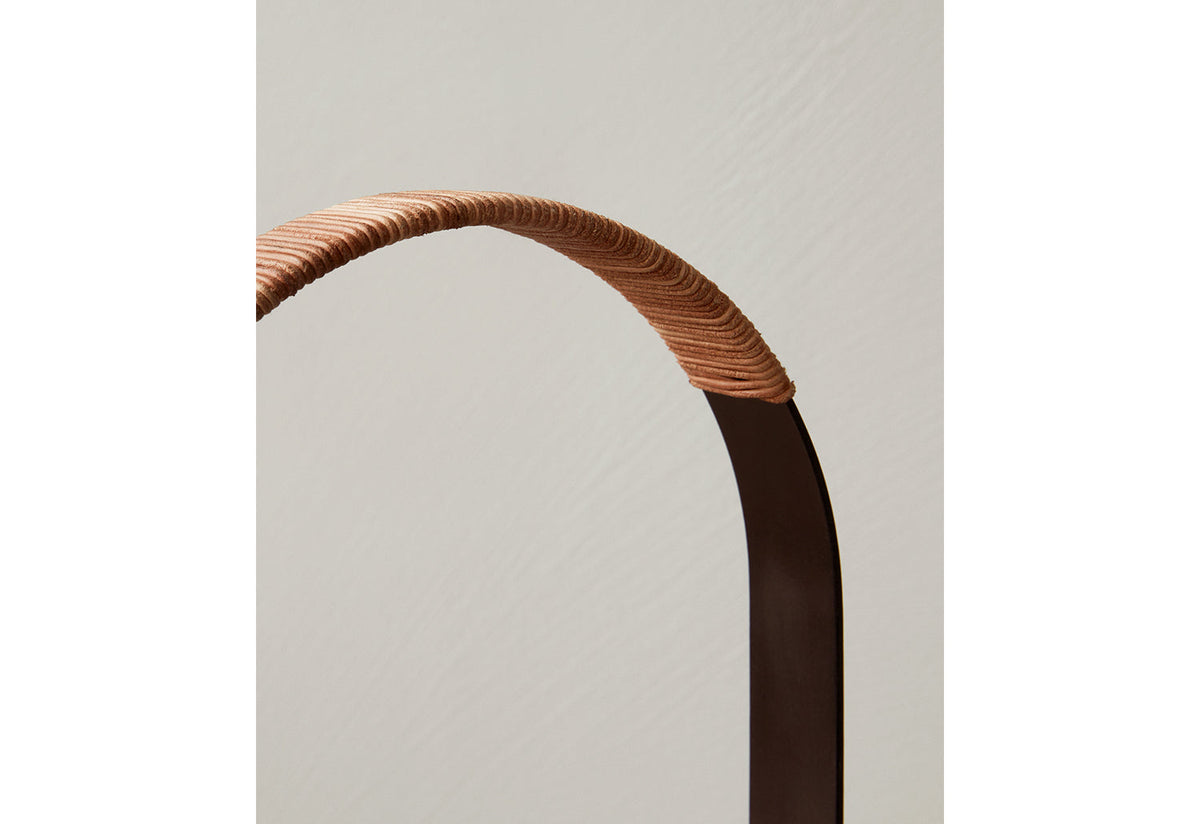Carrie Portable | Bronzed Brass/Leather, Norm.architects, Audo copenhagen