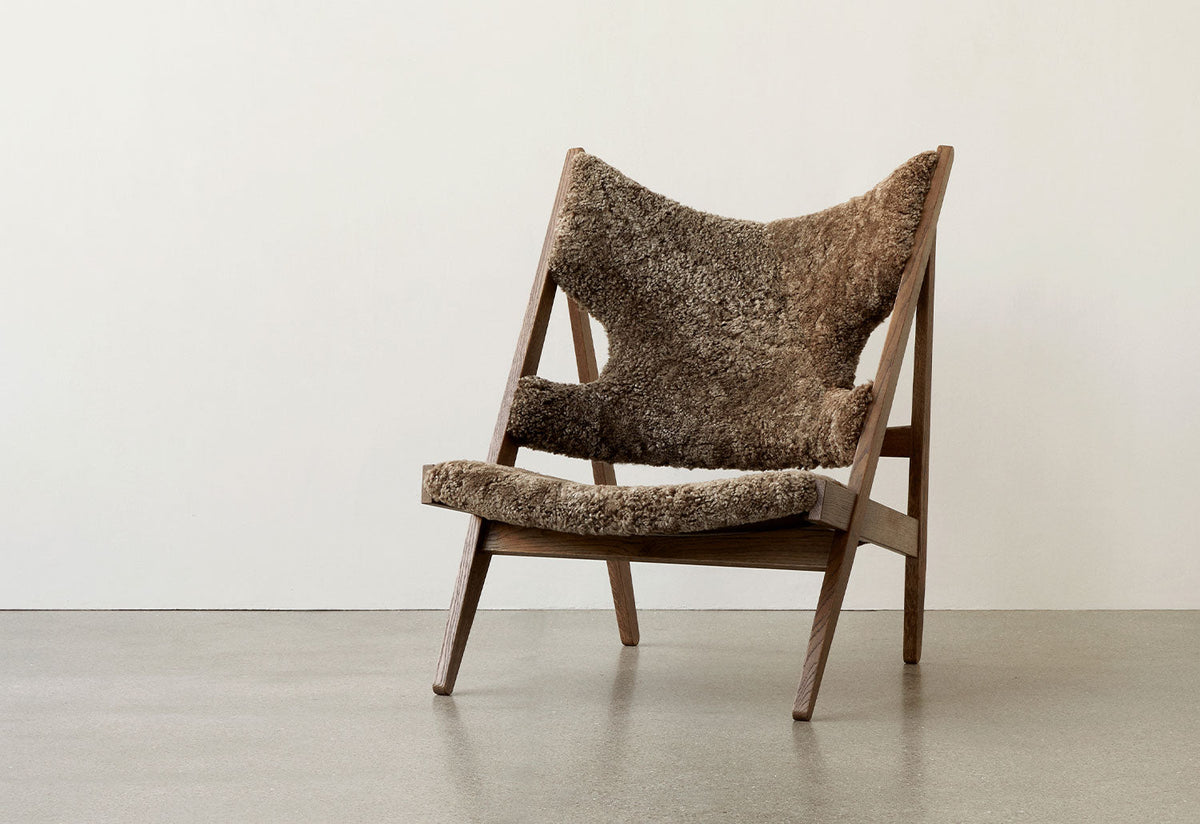 Knitting Chair | Sheepskin, Ib kofod larsen, Audo copenhagen