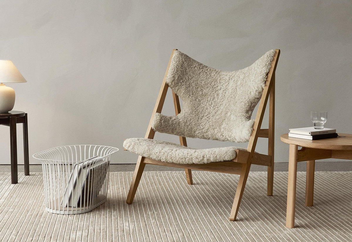 Knitting Chair | Sheepskin, Ib kofod larsen, Audo copenhagen