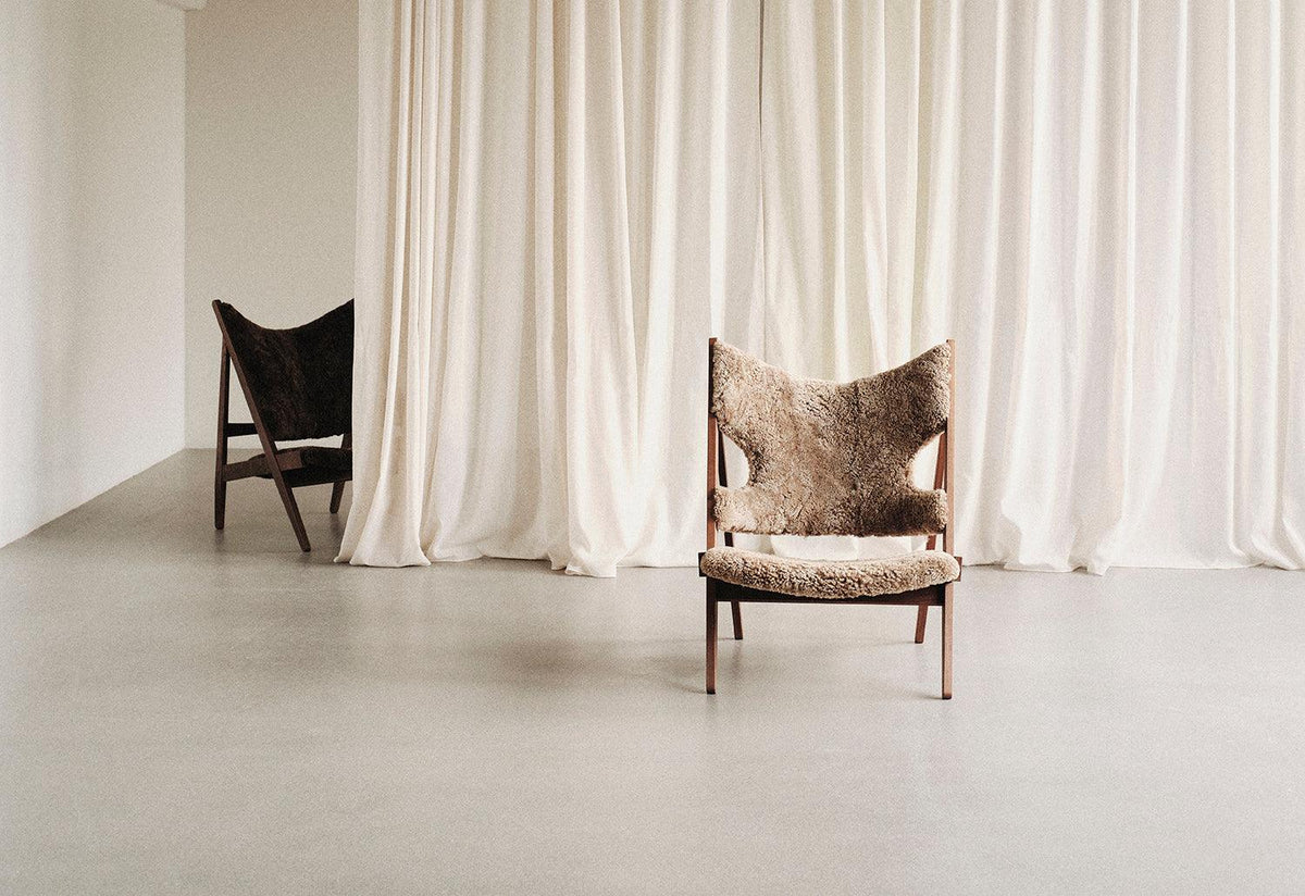 Knitting Chair | Sheepskin, Ib kofod larsen, Audo copenhagen
