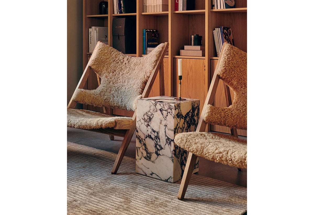 Knitting Chair | Sheepskin, Ib kofod larsen, Audo copenhagen