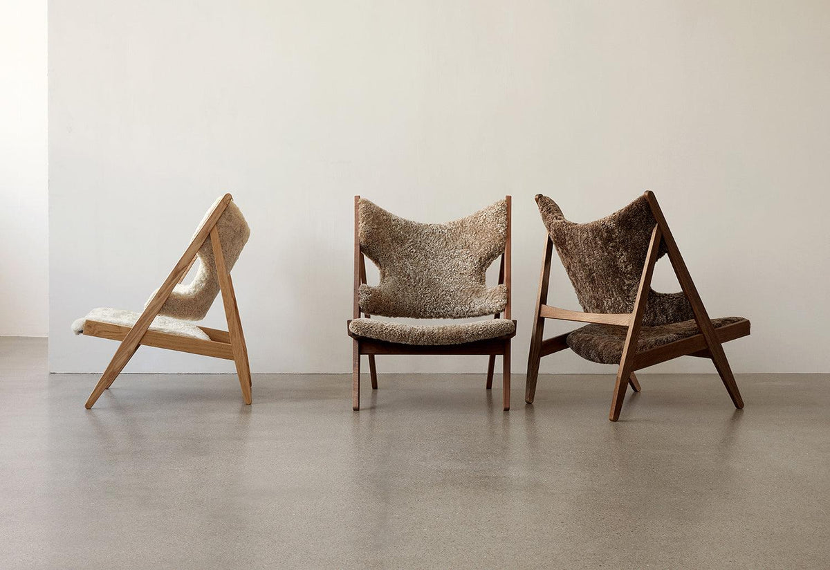 Knitting Chair | Sheepskin, Ib kofod larsen, Audo copenhagen