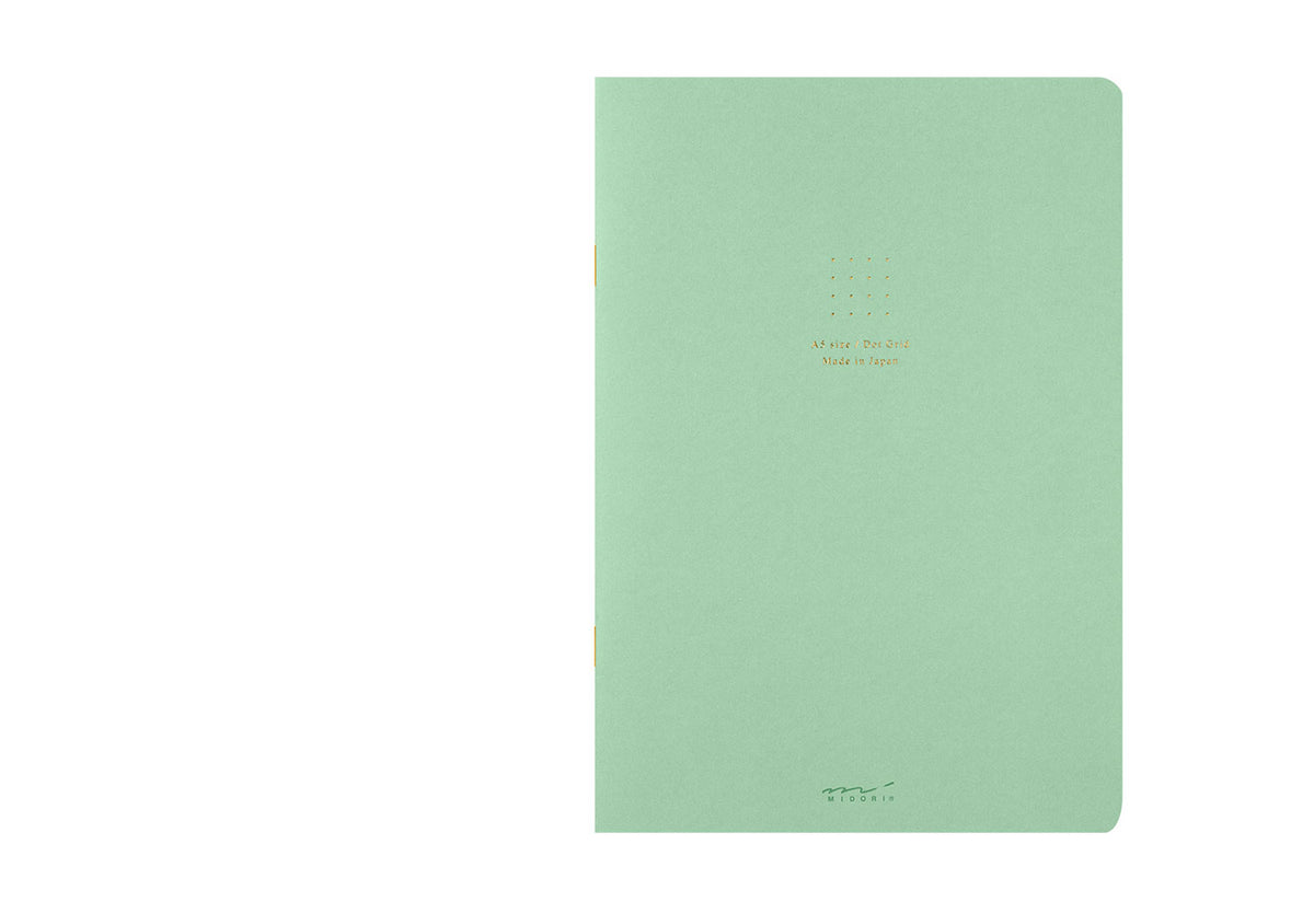 A5 Notebook Colour Dot Grid, Midori 