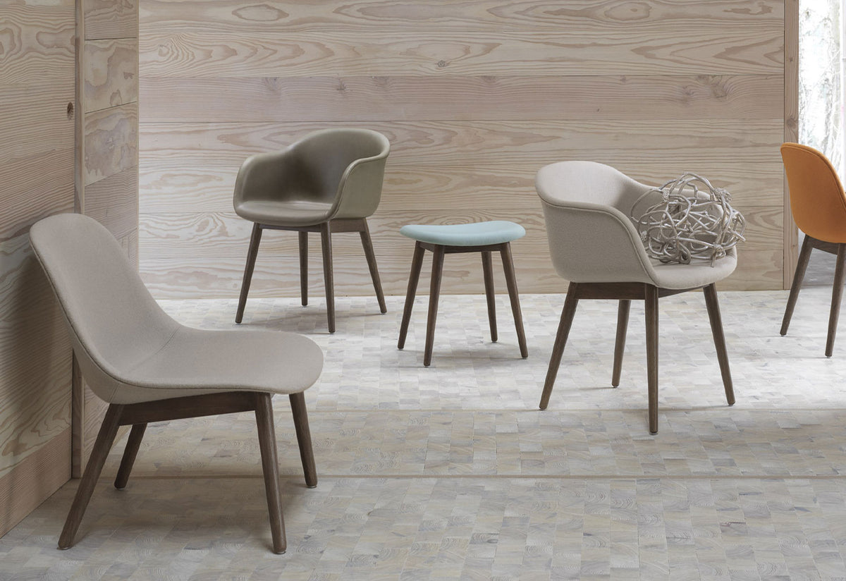 Fiber Armchair Wood | Upholstered, Iskos-berlin, Muuto