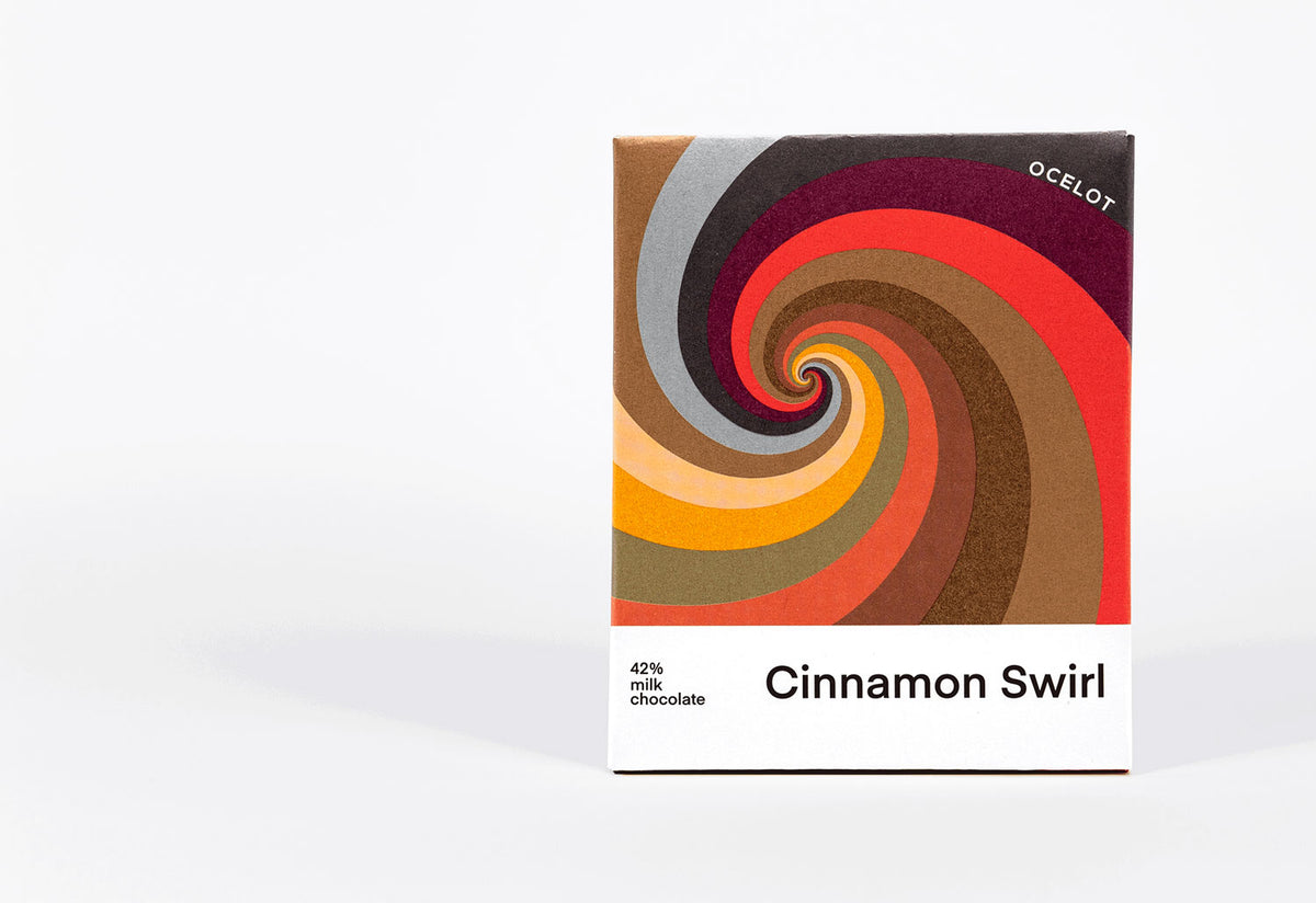 Cinnamon Swirl Milk Chocolate, Ocelot