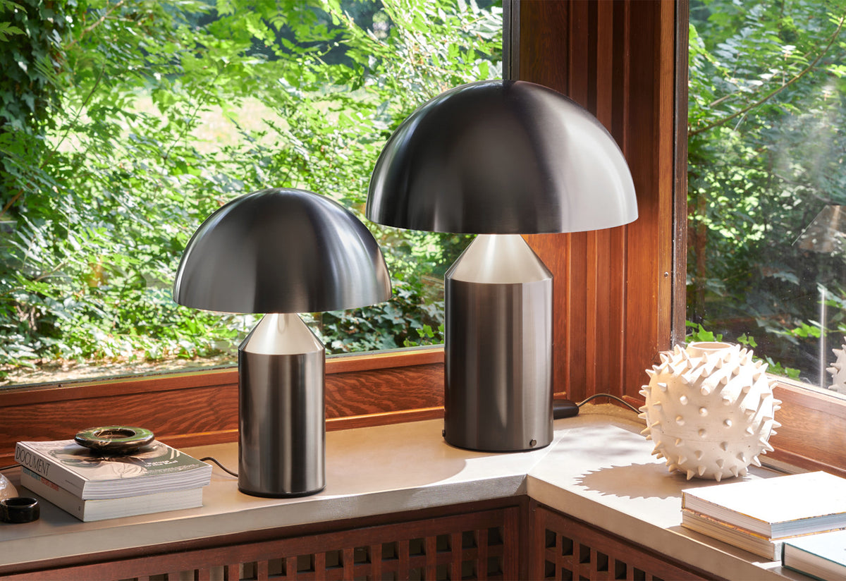 Atollo Metal Table Lamp, Vico magistretti, Oluce